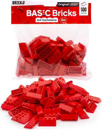 Lego dachsteine rot 100 - dachsteine, rot,