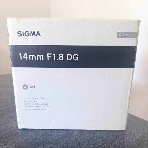 Sigma 14mm dg - f/1,8,