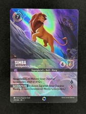 Disney Lorcana Simba Zurückgekehrter König Enchanted 215/204 Erstes Kapitel