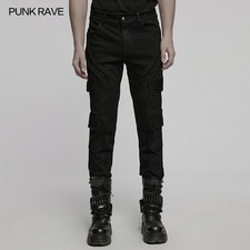 Punk Rave Men Black Gothic