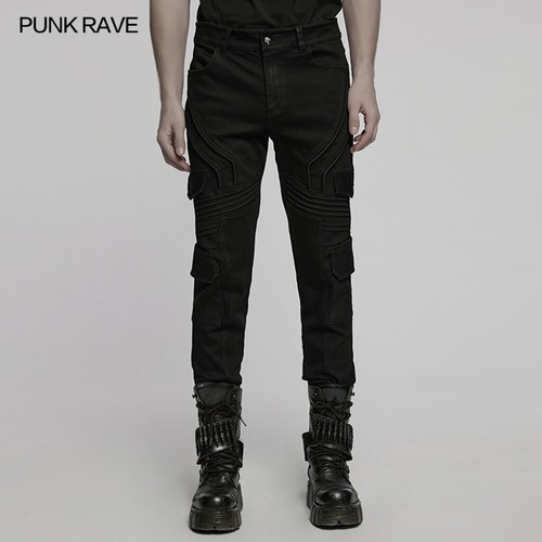 Punk rave men black gothic - punk,