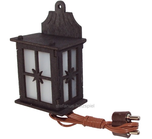 Led wandlaterne aus holz - led-wandlaterne,