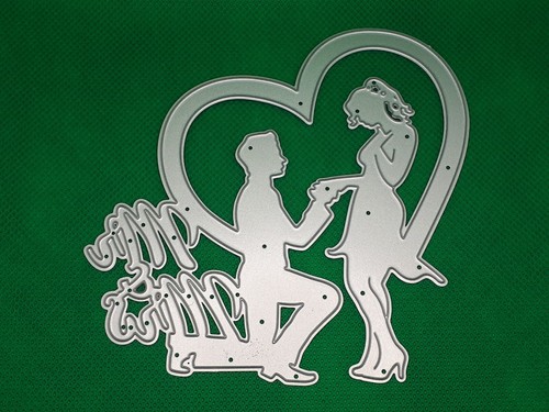 Prägeschablone hochzeit liebe - hochzeit,