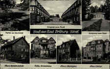 Bad Driburg AK 1956 Mehrbild-AK Haus Lödige, Haus Niedersachsen, Villa Rosenheim