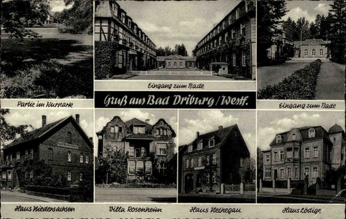 Bad driburg 1956 - bad, ak