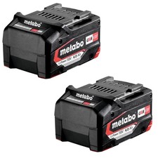 Metabo Ersatzakku SET 18 Volt 2x 4,0 Ah Li-Ion Akkupack Schiebeakku CAS Mafell