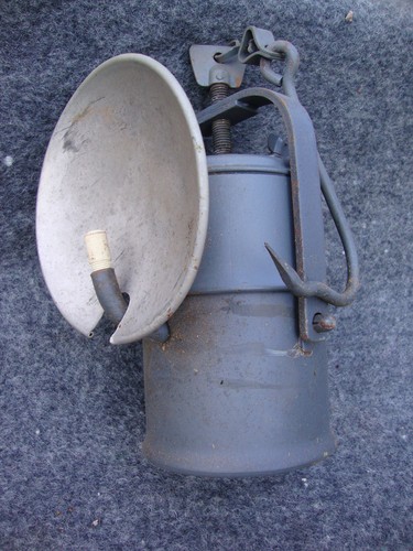 Alte karbidlampe grubenlampe - alte,