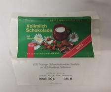 DDR Schokoladenpapier