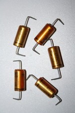 5 x ROE U8-GPF axial Kondensatoren 47uF/50V - NOS