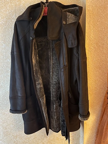 Herren lammfell lederjacke - herren, gr