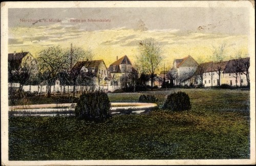 Postcard nerchau grimma - nerchau,