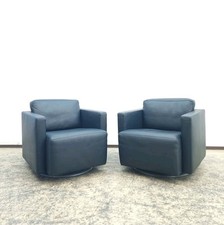 2x Walter Knoll Nelson Set Drehsessel Ledersessel Relaxsessel Designersessel 
