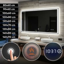 Badspiegel mit LED Beleuchtung