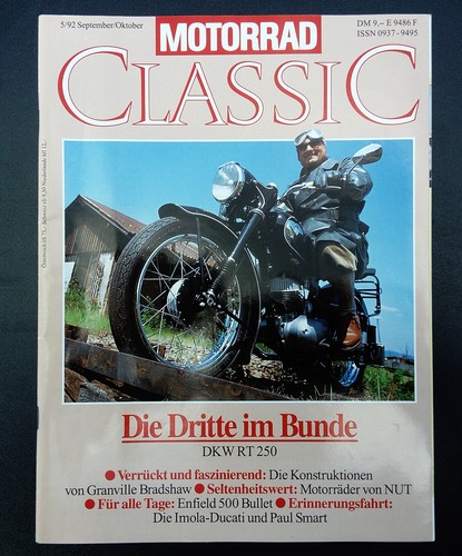 Motorrad classic 1992 dkw rt - motorrad,