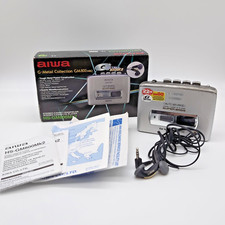 Aiwa HS-GM800Mk2 Silber OVP NEUER RIEMEN | Vintage 1999 Cassette Player Walkman