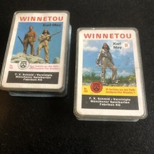 Karl May WINNETOU 1+II - Quartett von F.X.Schmid