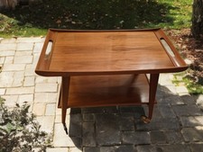 Vintage OPAL TROLLEY Servierwagen Teak 50s 60s