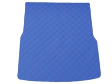 Öko Leder Kofferraumteppich für VW Passat B9 kombi MHEV 2023-… Obere, Dunkelblau