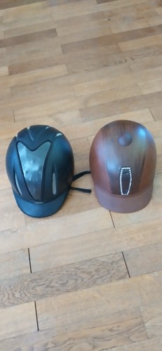 Reiterhelm stück schwarz - reiterhelm,