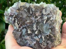 Grüner Fluorit violette