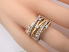 wertvoller Brillant Designerring Marco Bicego GOA Gold 750