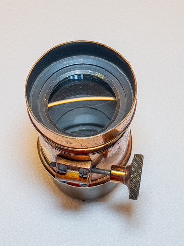 Vintage objektiv messing - vintage,