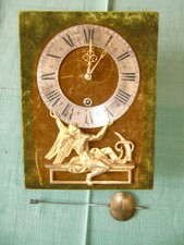 Komplettes Uhrwerk nach Komplettreparatur für eine Tischuhr - einbaufertig 19 jh