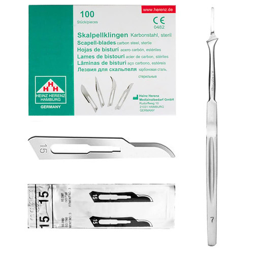 Set 100 skalpellklingen - st.,