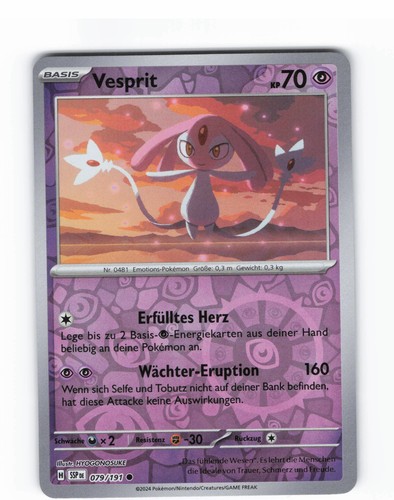 Pokemon vesprit reverse holo - vesprit,