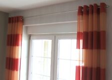Gardinen Seiten Schals übergardinen 2 Teile 245cm x 143 cm gestreift Maßanfertig