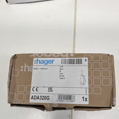 Hager ada110u 20a kurve - hager,