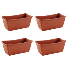 4x Pflanzschale Eckig aus