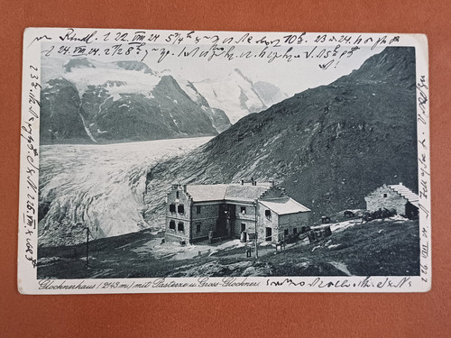 Ansichtskarte glocknerhaus - ansichtskarte,