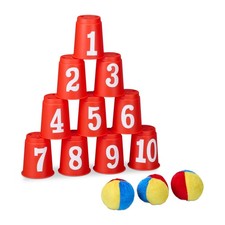 Dosenwerfen Ballwurfspiel