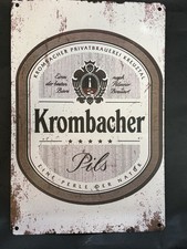 Krombacher Blechschild Pils