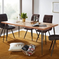 FineBuy Esstisch Holz