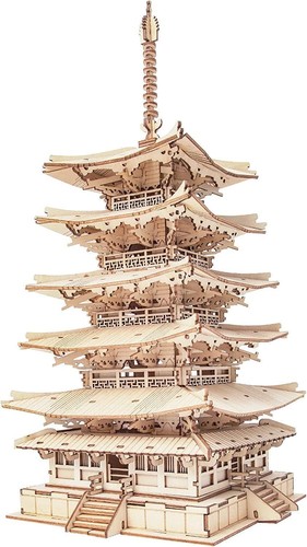 Holzpuzzle tempelbau - holzpuzzle,