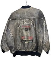 Leder Bomberjacke Cropped Boxy