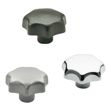 Ganter Sterngriff Handrad Drehgriff Gewindebuchse M12 Kunststoff schwarz 10 Stk