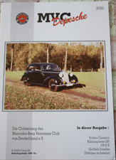 Foto zeitschrift 2000 Mercedes Benz Veteranen Club Automobil 170 S-V Oldtimer G