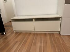 TV Bank, weiß, Ikea, mit zwei Schubladen  und zwei Fächern, sehr guter Zustand