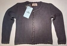 Damen Trachten Strickjacke, Trachtenjacke/Dirndl-Jacke, Gr. 34 Dunkelgrau