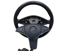 Lenkrad Schwarz Leder Multifunktion passt für MERCEDES-BENZ  GLK-KLASSE (X204)