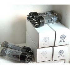 4 NOS Röhren EL34 6CA7 Valvo Matched Quad