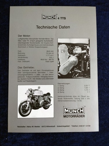Münch tts technische - tts/e,