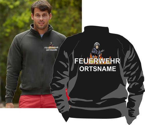 Feuerwehr sweatjacke jacke - sweatjacke,
