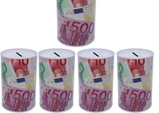 Metall Spardose Sammeldose Sparbüchse Geldbox 12,5x8cm sortiert