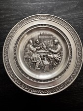 Zinnteller Stieber – 97 % Zinn, Ø 12 cm