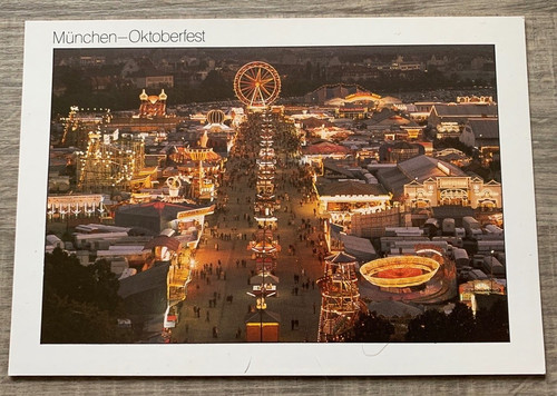 Postkarte oktoberfest - postkarte,
