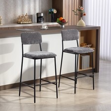 Homcom barhocker 2er - 2er, set